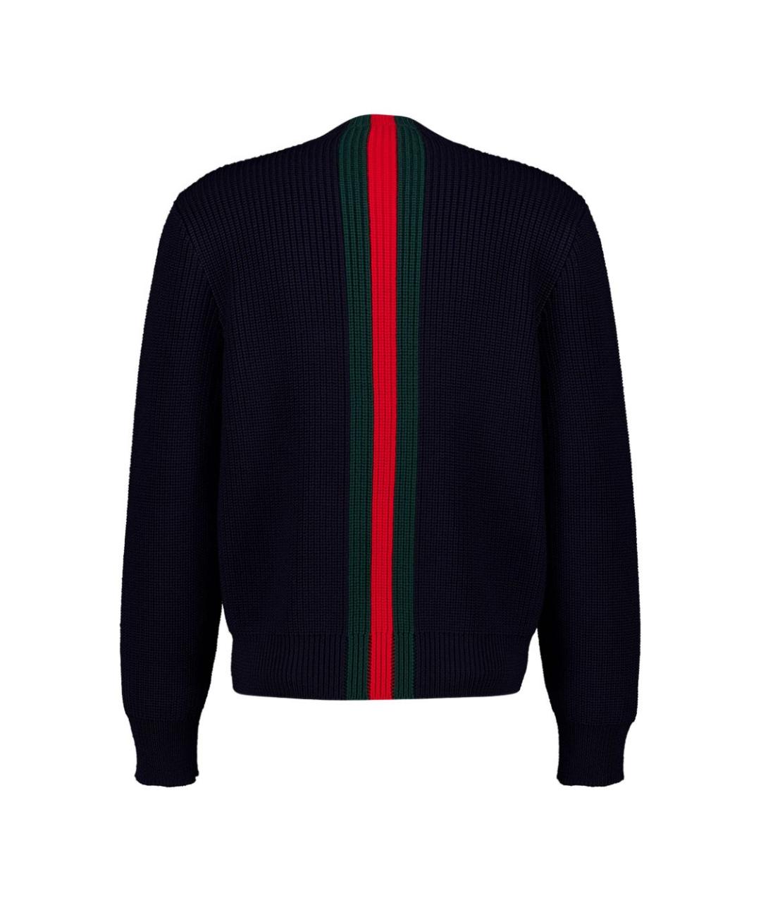 GUCCI Синий джемпер / свитер, фото 4