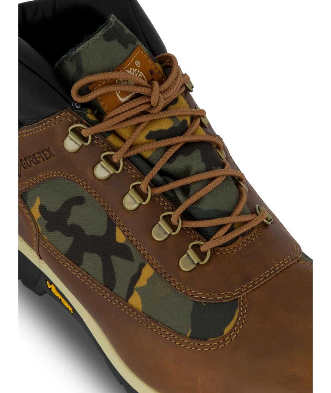 TIMBERLAND Коричневые кожаные низкие ботинки, фото 4