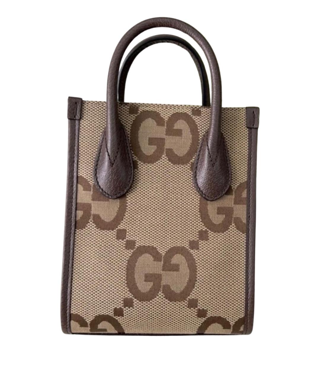 GUCCI Коричневая сумка через плечо, фото 1