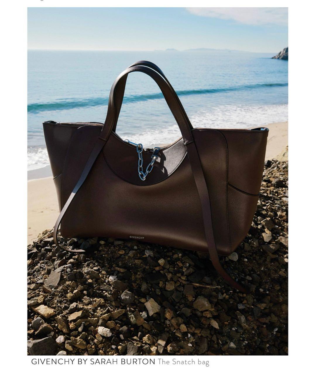 GIVENCHY Коричневая кожаная сумка тоут, фото 2