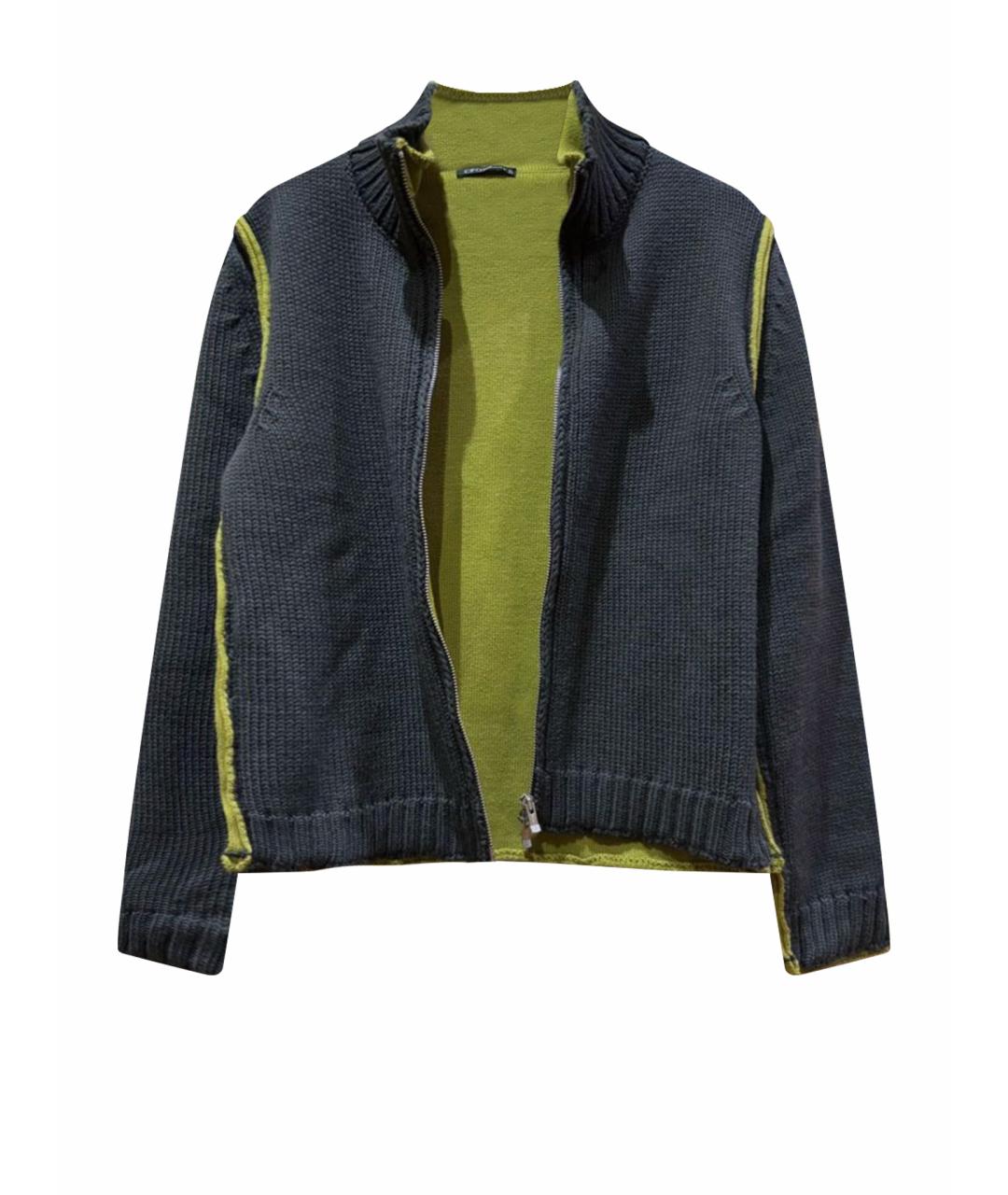 CP COMPANY Зеленый хлопковый джемпер / свитер, фото 1
