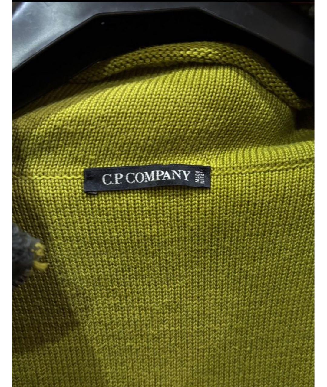CP COMPANY Зеленый хлопковый джемпер / свитер, фото 3