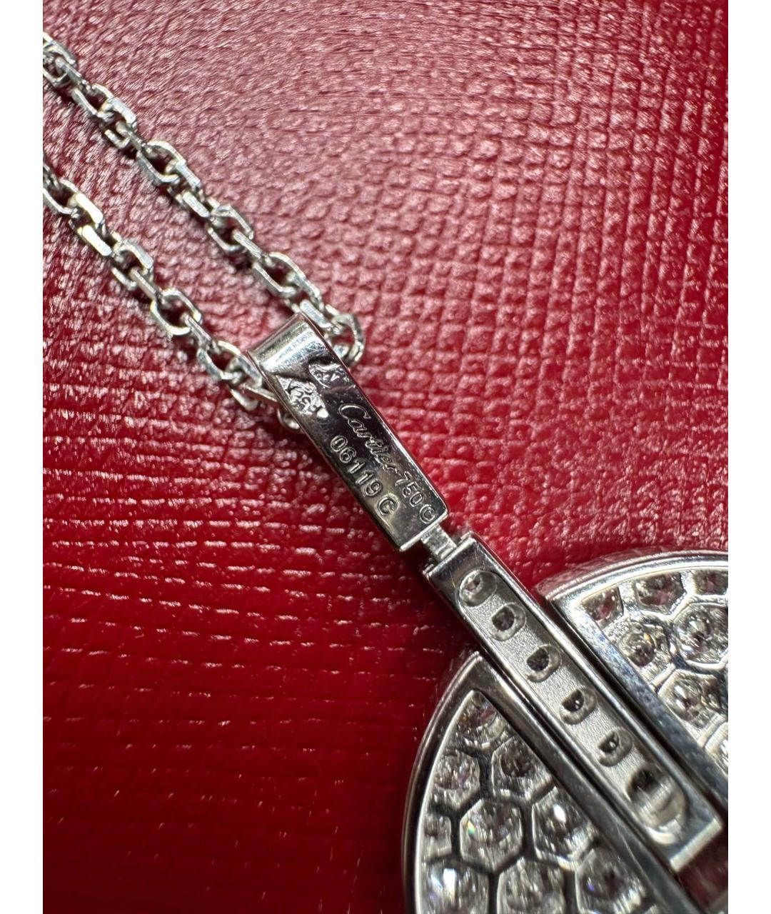 CARTIER Белое колье из белого золота, фото 3