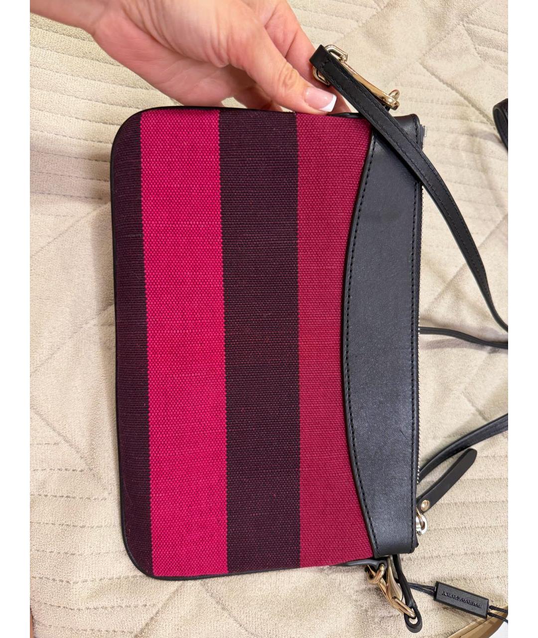 BURBERRY Мульти хлопковая сумка через плечо, фото 3