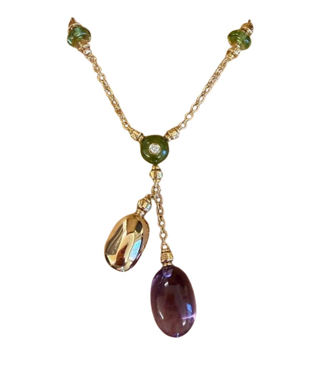 BVLGARI Желтая подвеска из желтого золота, фото 1