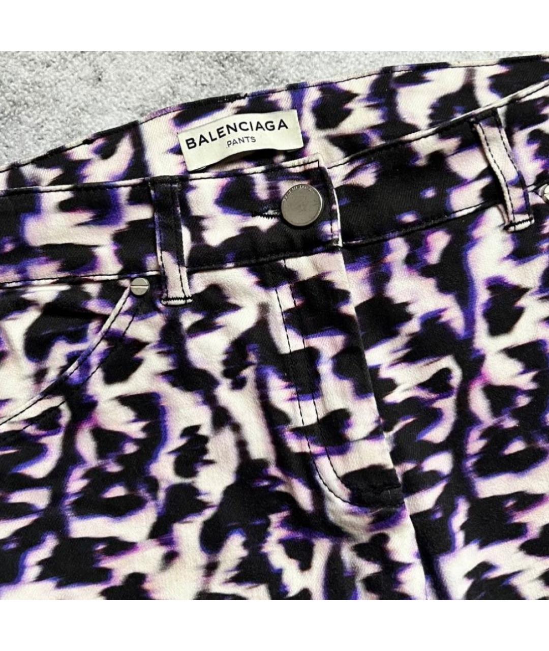 BALENCIAGA Мульти хлопковые брюки и шорты, фото 3