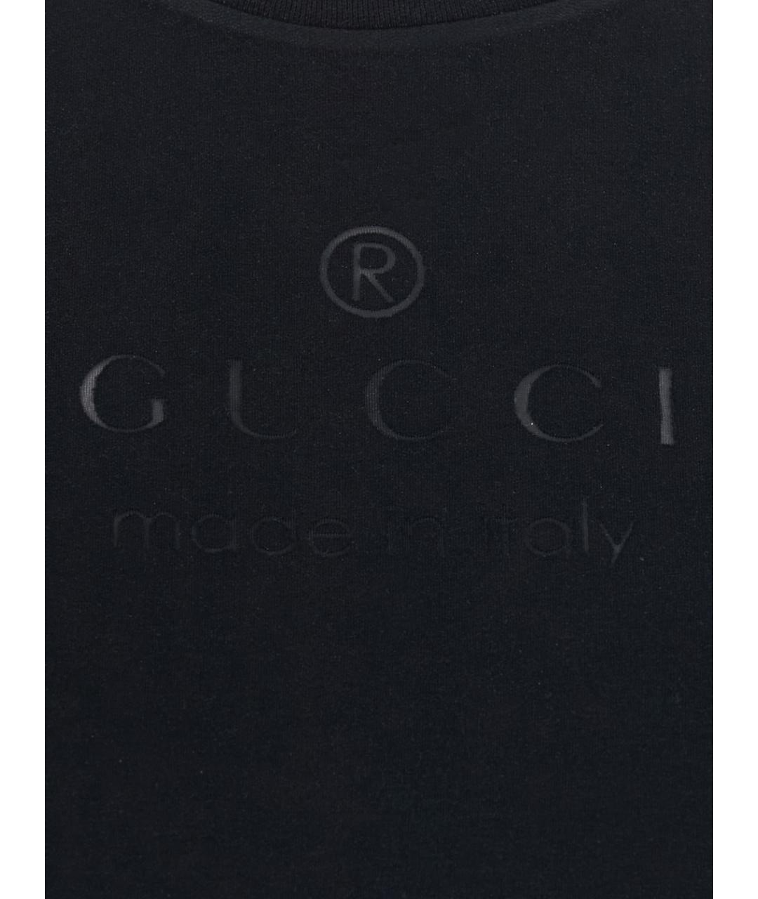 GUCCI Черная футболка, фото 2