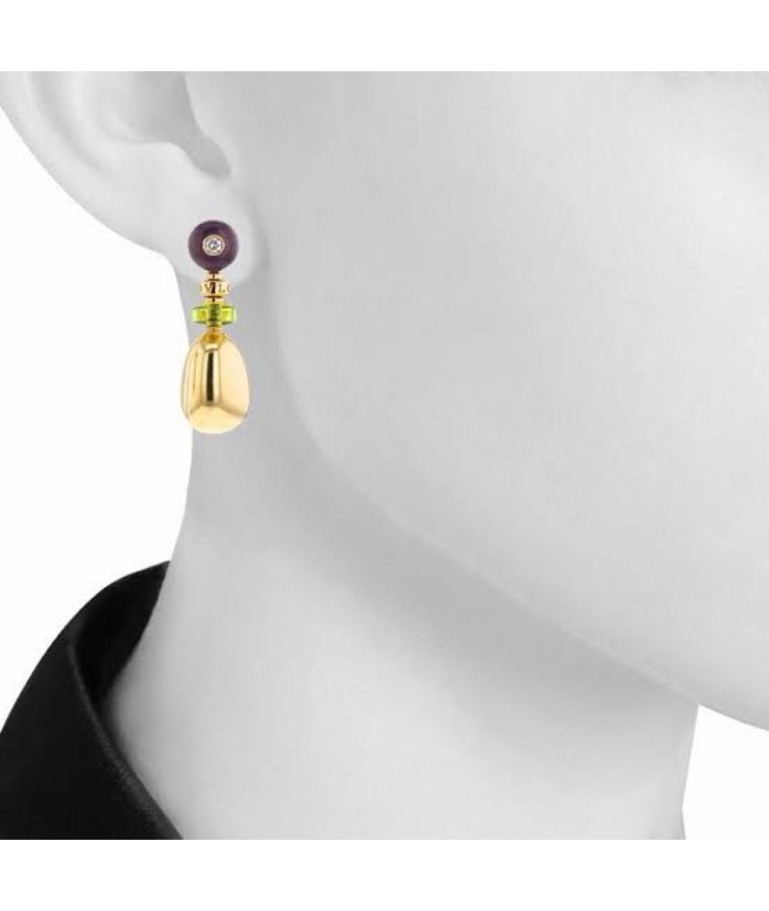 BVLGARI Золотые серьги из желтого золота, фото 4