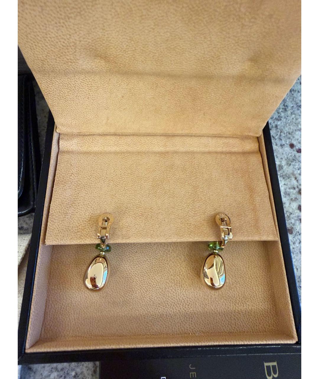 BVLGARI Золотые серьги из желтого золота, фото 2