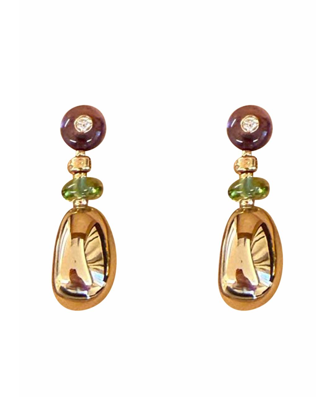 BVLGARI Золотые серьги из желтого золота, фото 1