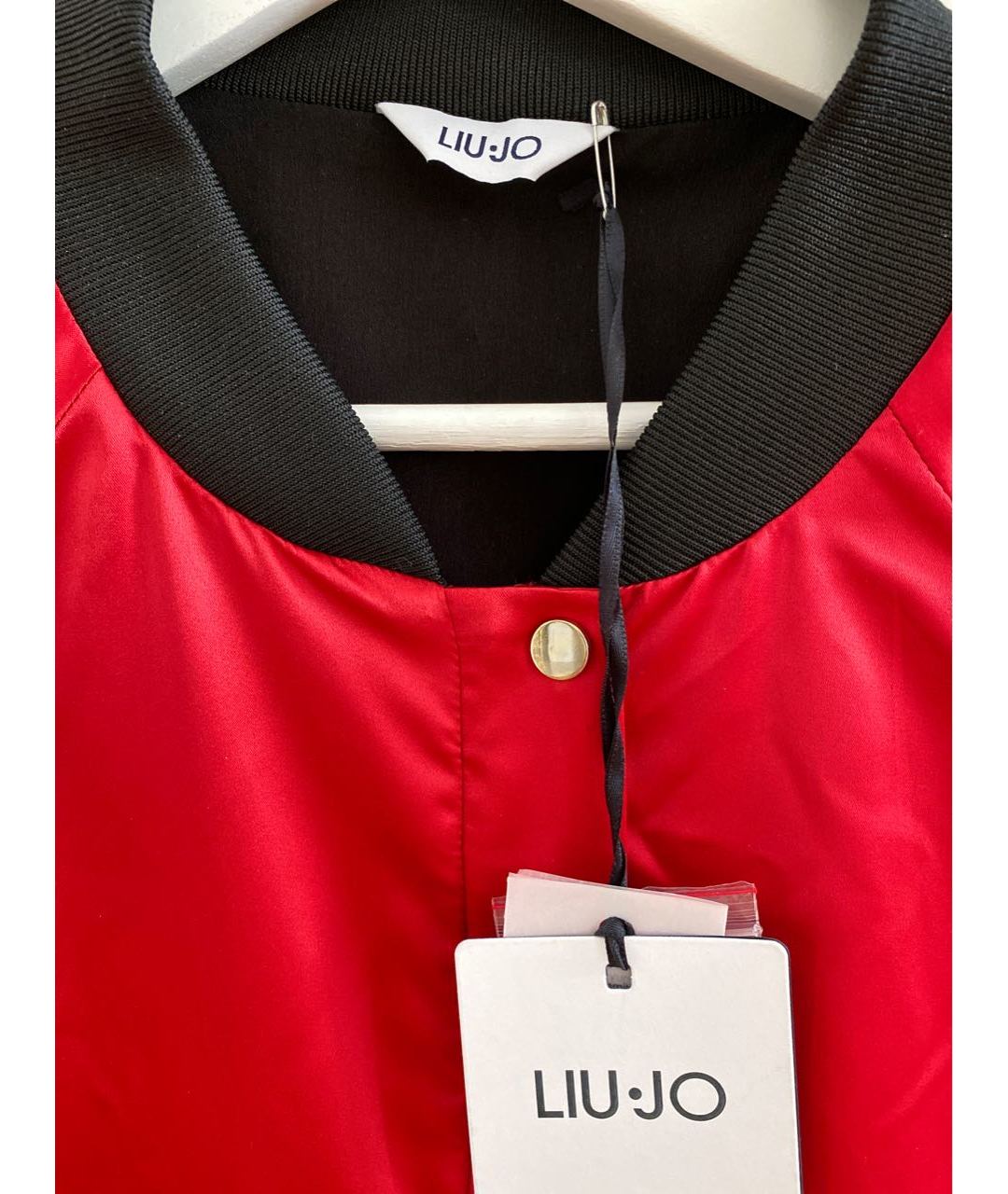 LIU JO Красная полиэстеровая куртка, фото 4