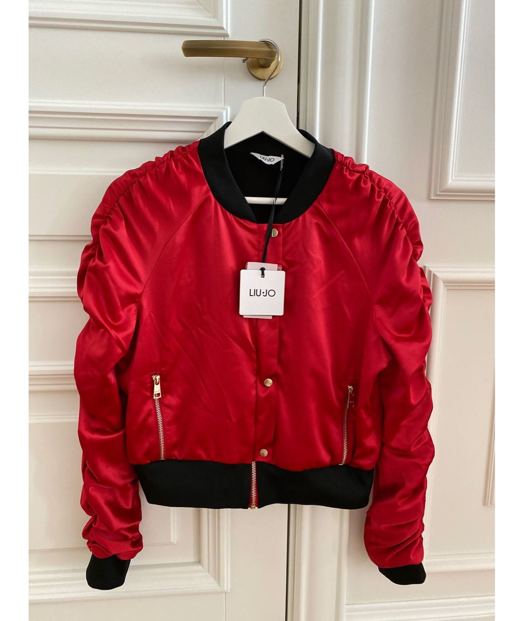 LIU JO Красная полиэстеровая куртка, фото 6
