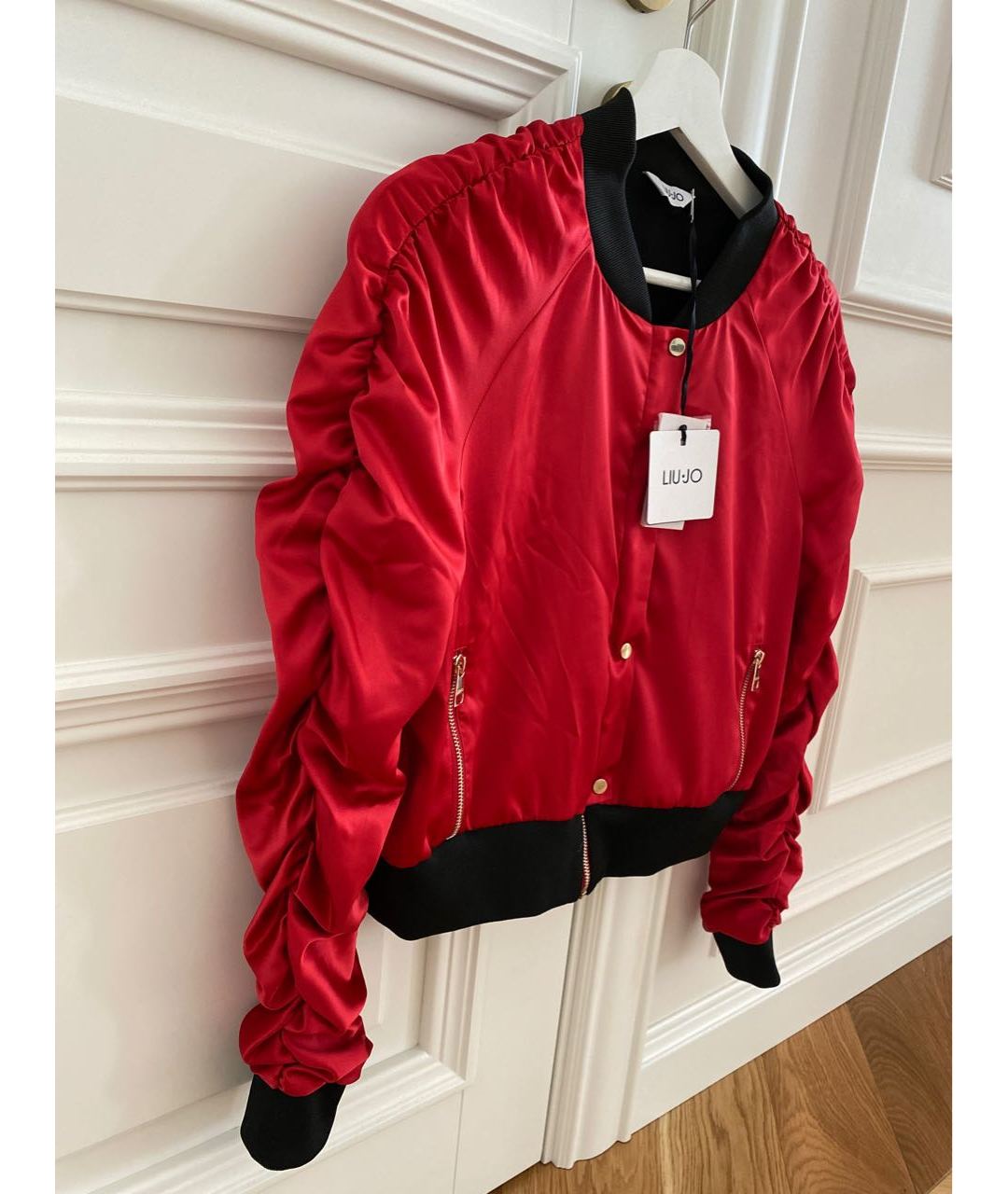LIU JO Красная полиэстеровая куртка, фото 5