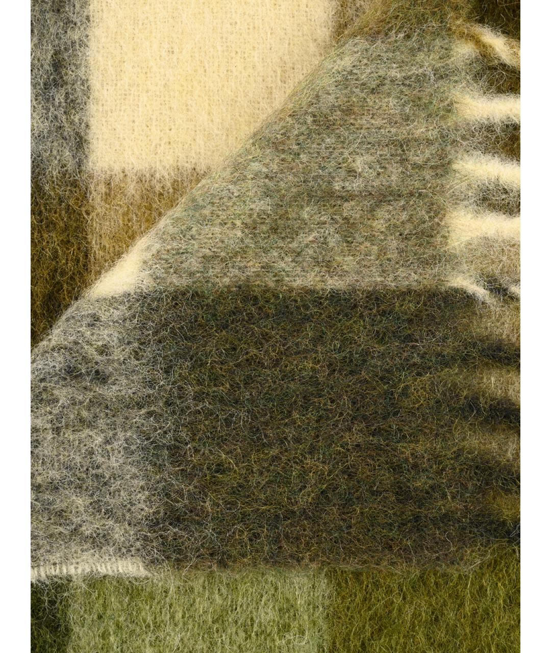 ACNE STUDIOS Хаки шерстяной шарф, фото 3