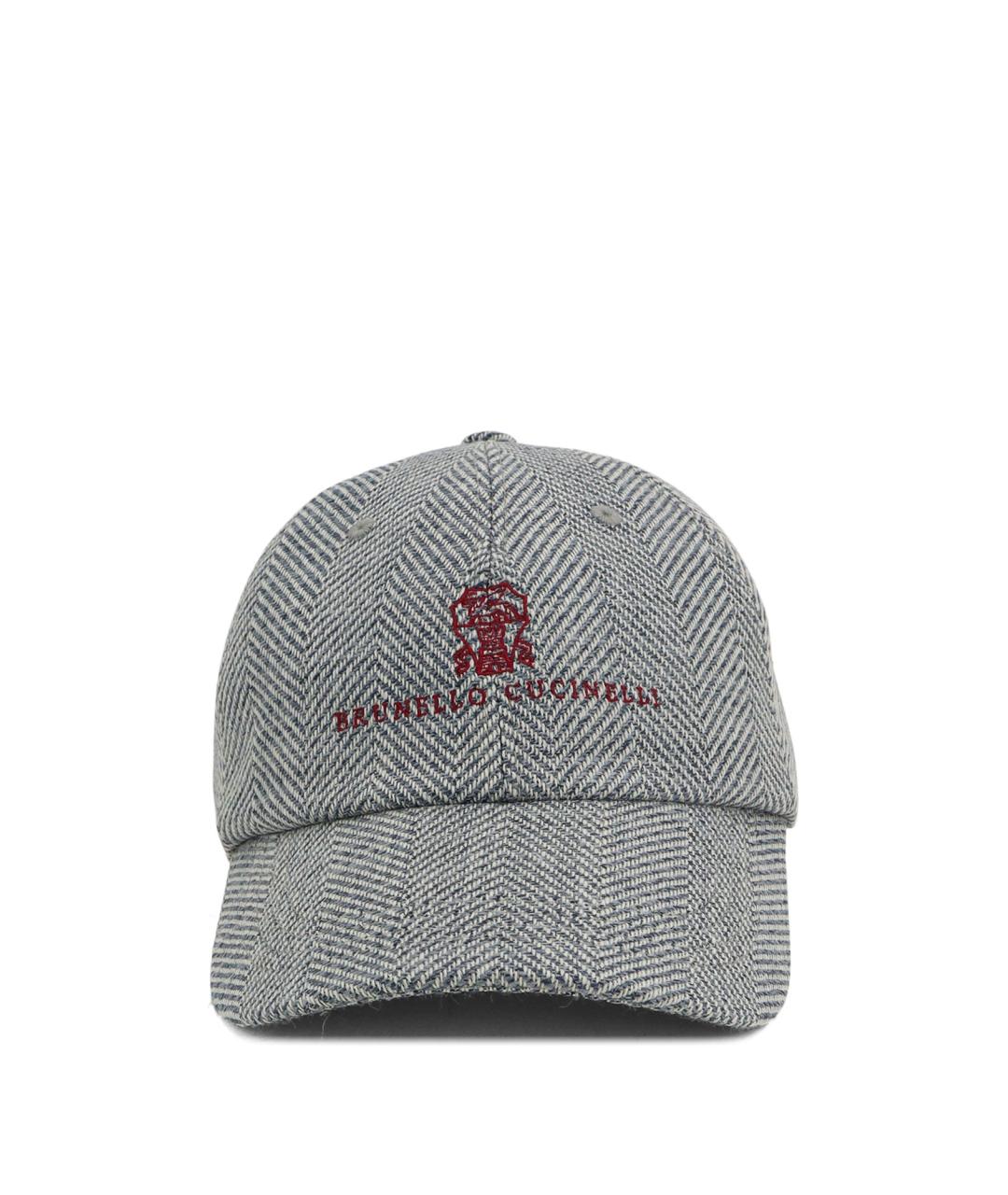 BRUNELLO CUCINELLI Серая шерстяная кепка/бейсболка, фото 4