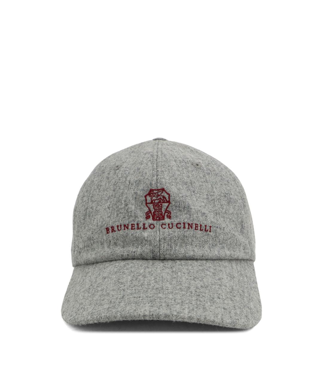 BRUNELLO CUCINELLI Серая кепка/бейсболка, фото 4