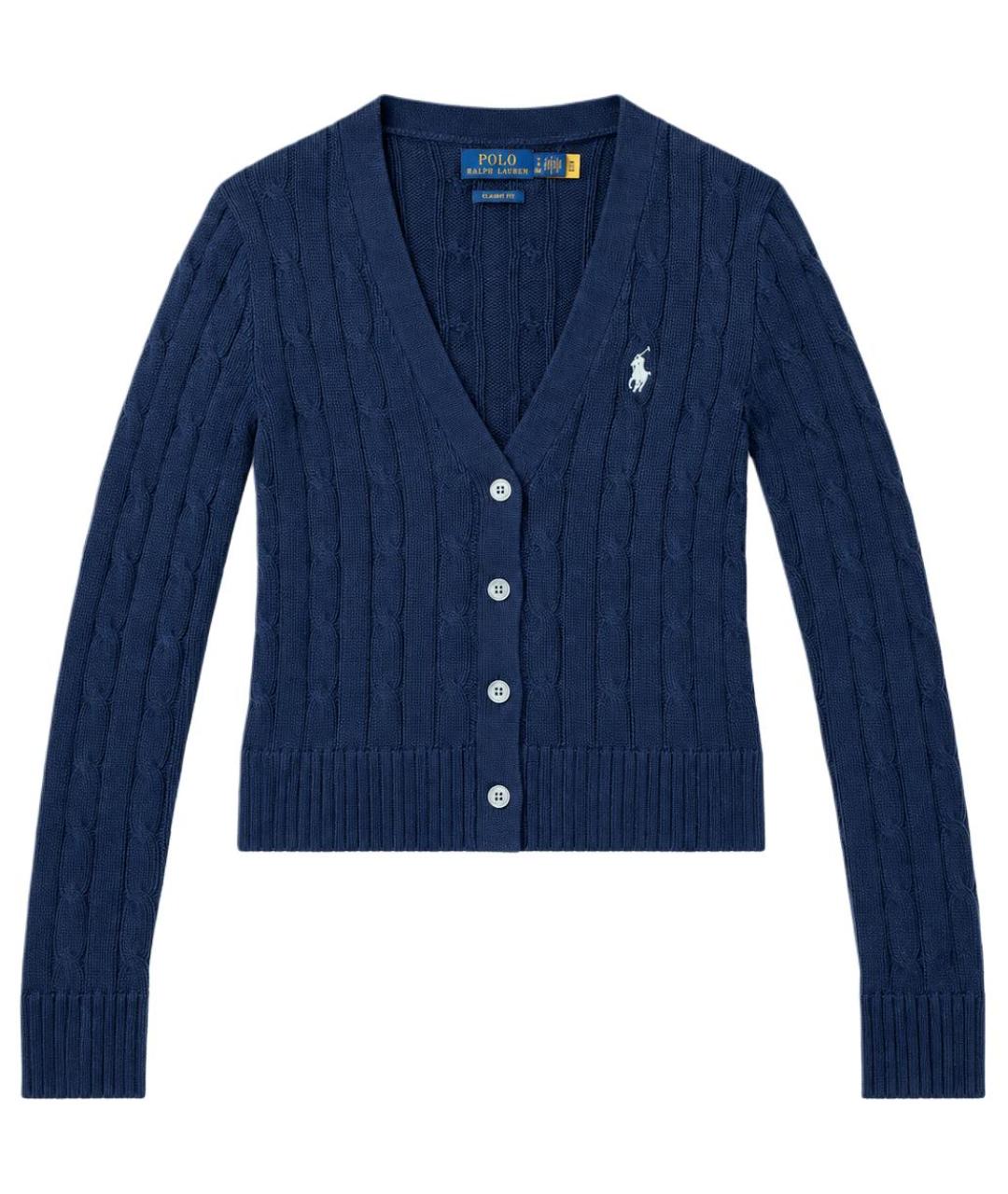 POLO RALPH LAUREN Темно-синий кардиган, фото 1