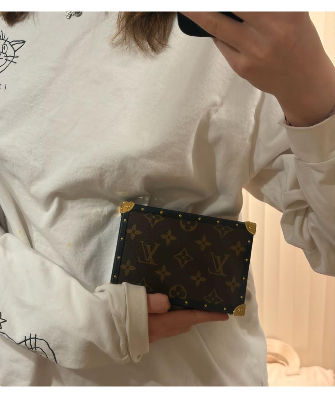 LOUIS VUITTON Коричневая шкатулка, фото 7