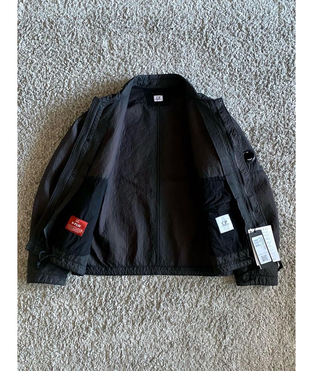 CP COMPANY Черная полиуретановая куртка, фото 5