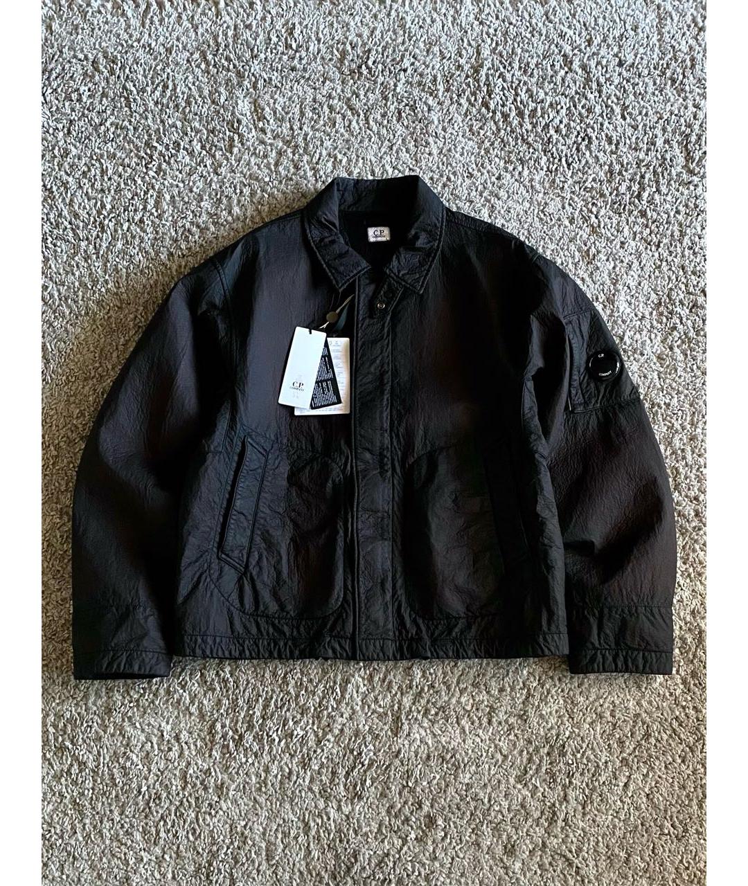 CP COMPANY Черная полиуретановая куртка, фото 9