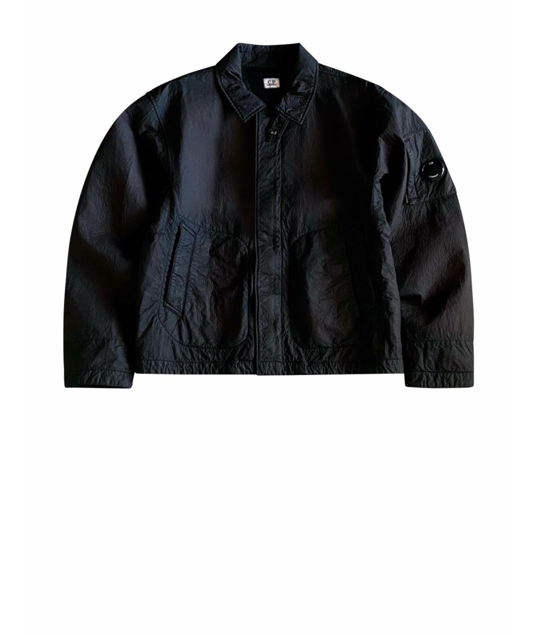CP COMPANY Черная полиуретановая куртка, фото 1