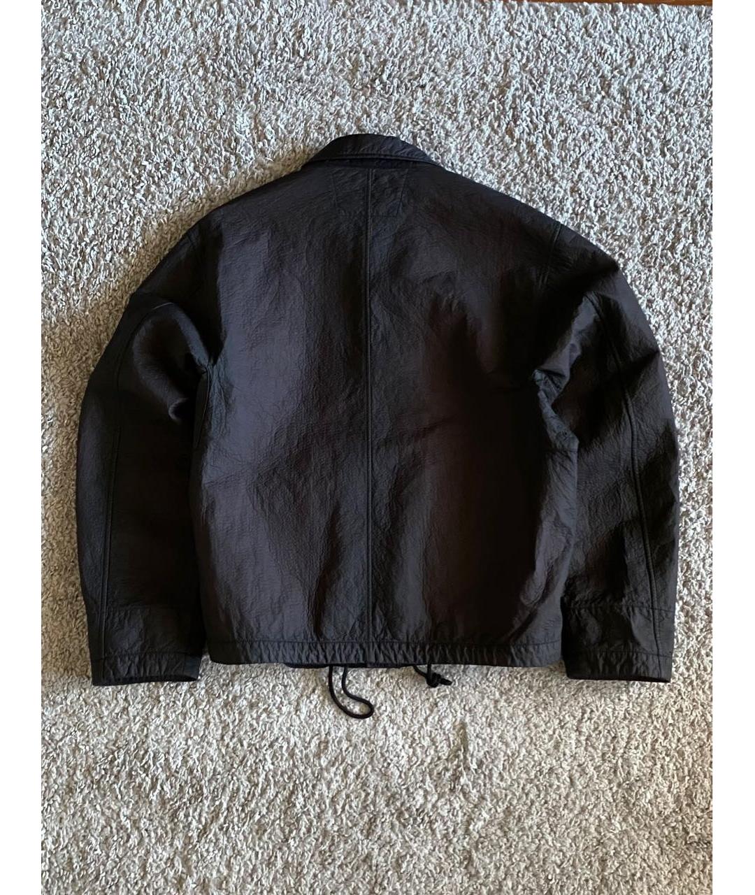 CP COMPANY Черная полиуретановая куртка, фото 7