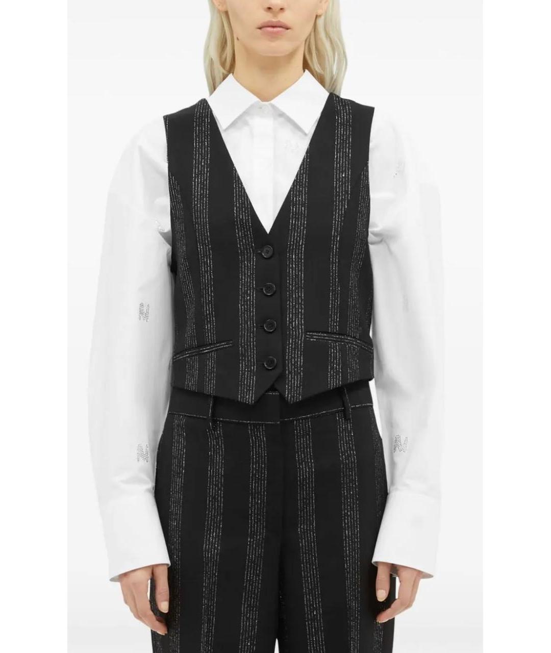 MSGM Серый шерстяной костюм с брюками, фото 5