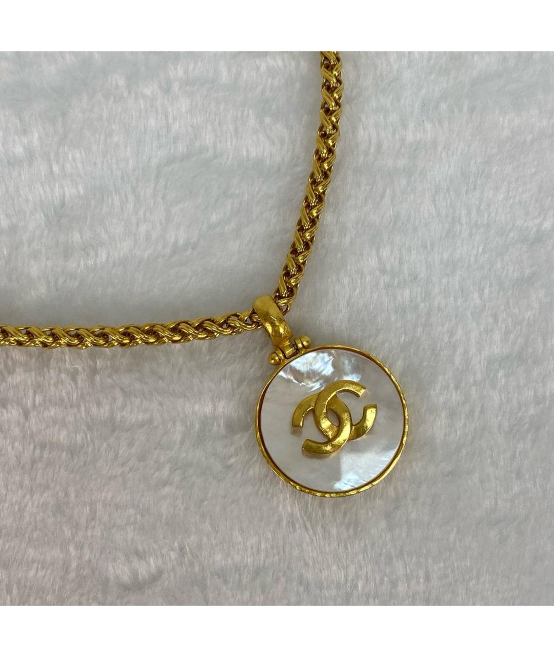 CHANEL Золотая подвеска, фото 7