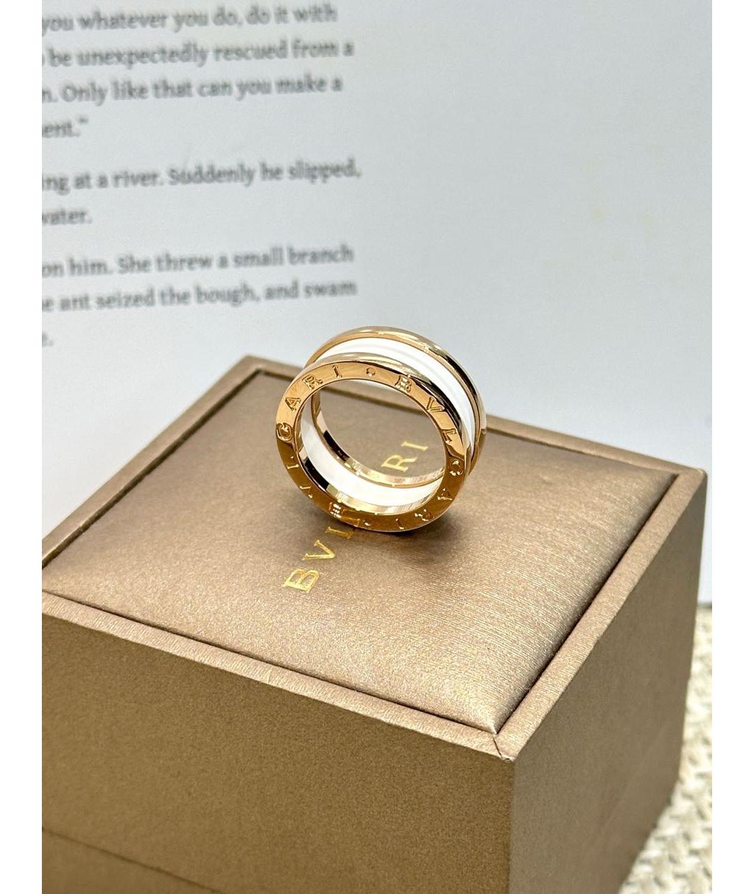 BVLGARI Золотое кольцо из розового золота, фото 2
