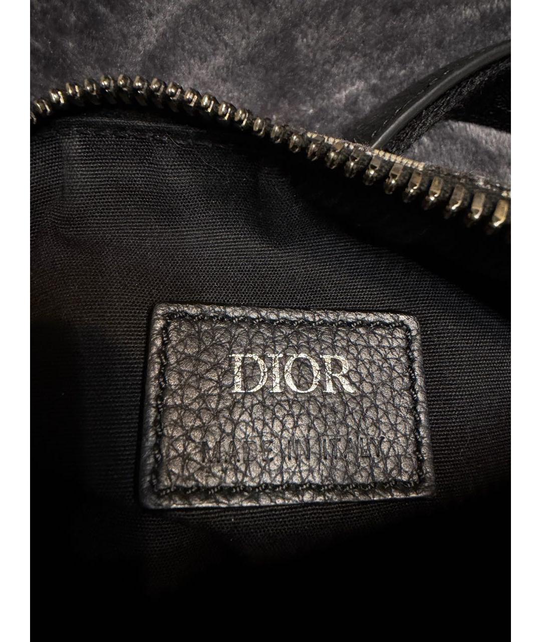 CHRISTIAN DIOR Бежевая сумка на плечо из канвы, фото 6