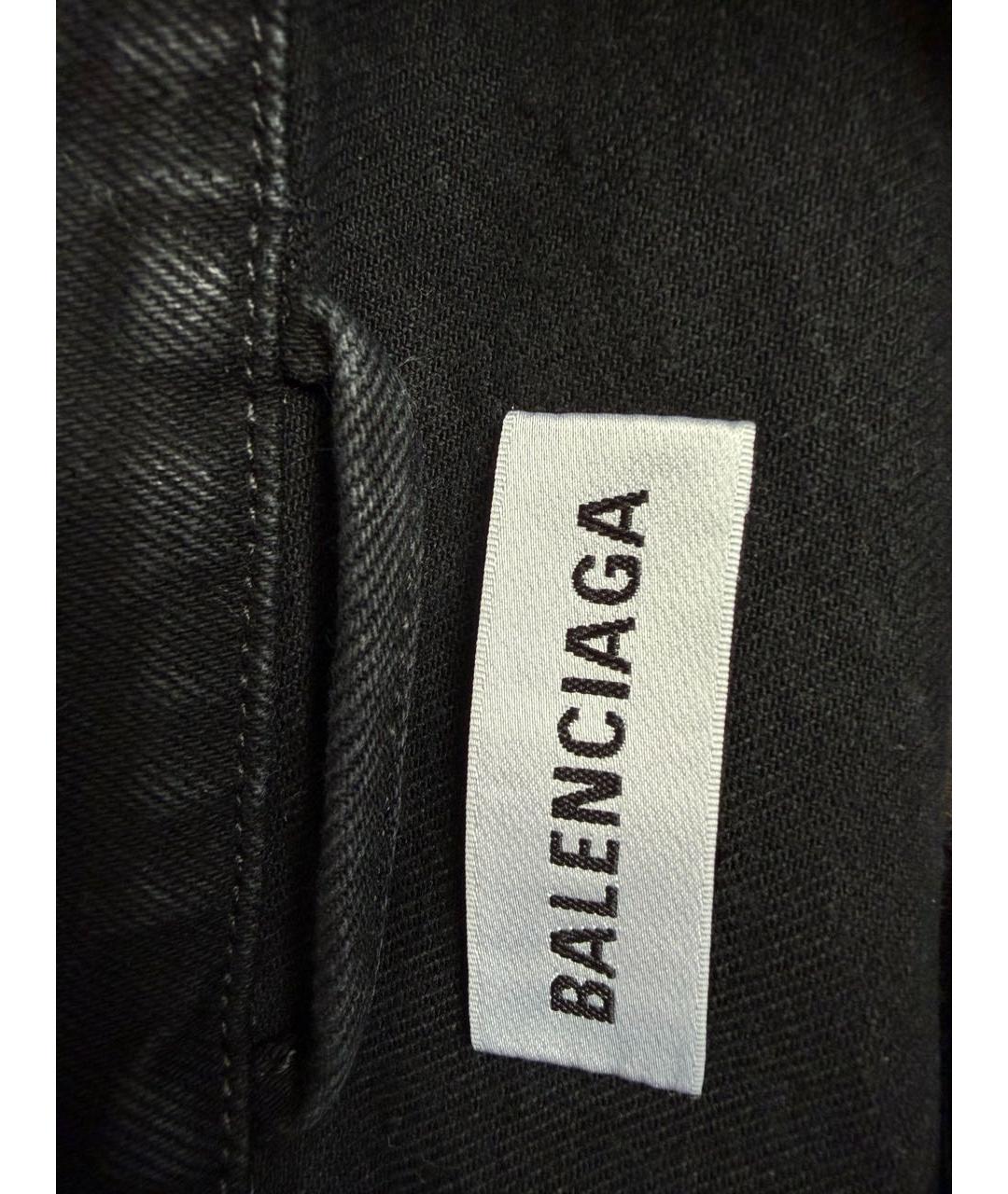 BALENCIAGA Черная хлопковая куртка, фото 6