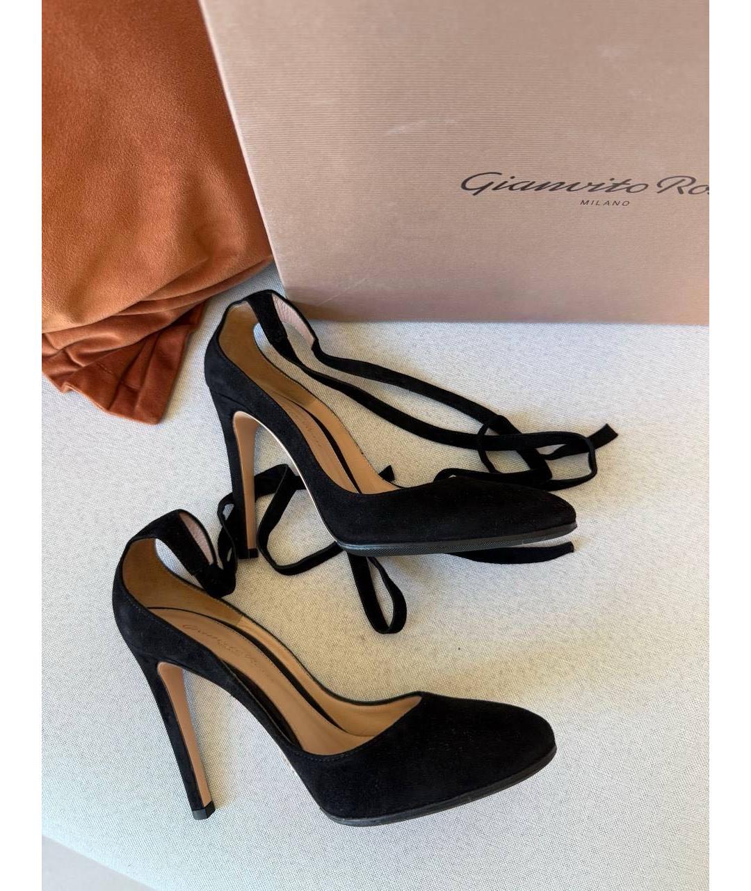 GIANVITO ROSSI Черные туфли, фото 8
