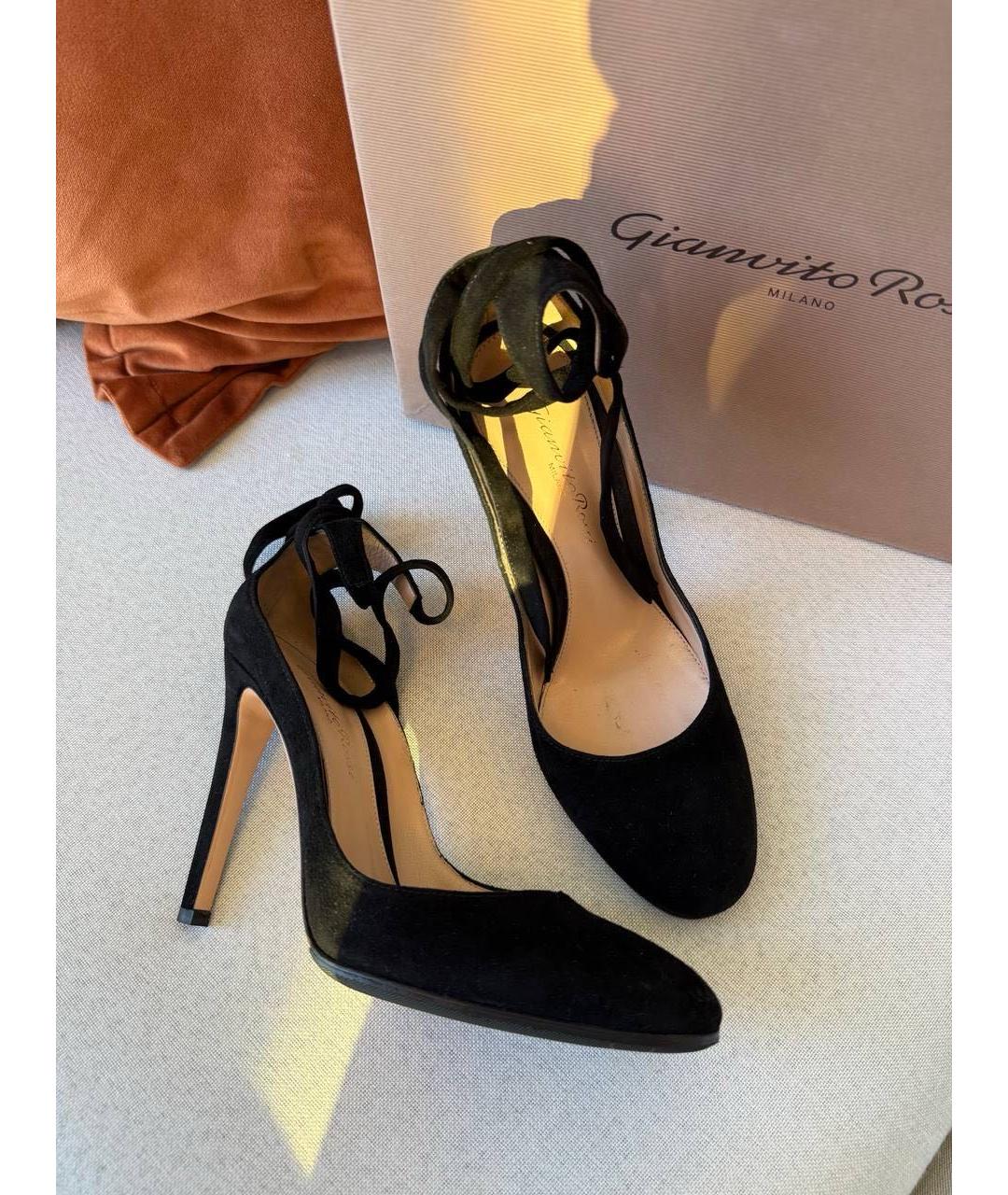 GIANVITO ROSSI Черные туфли, фото 4