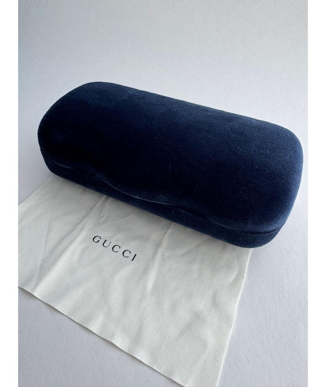 GUCCI Розовые металлические солнцезащитные очки, фото 4