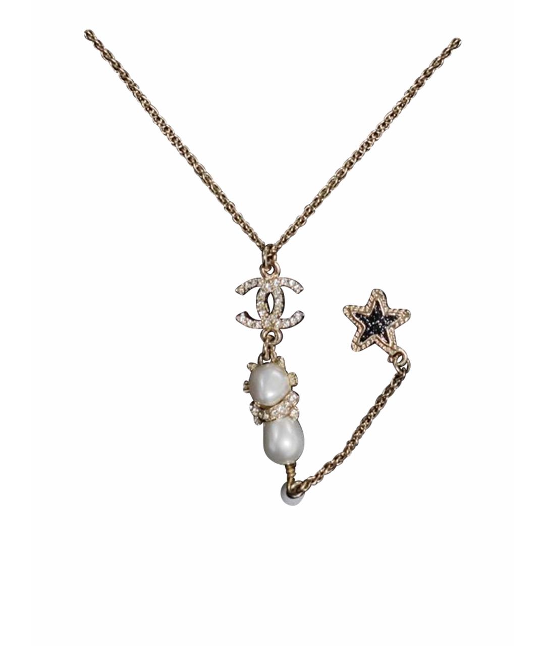CHANEL Золотое колье, фото 1