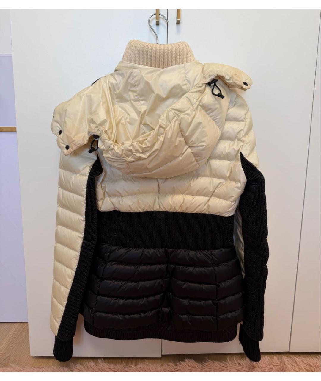 MONCLER Белый пуховик, фото 2