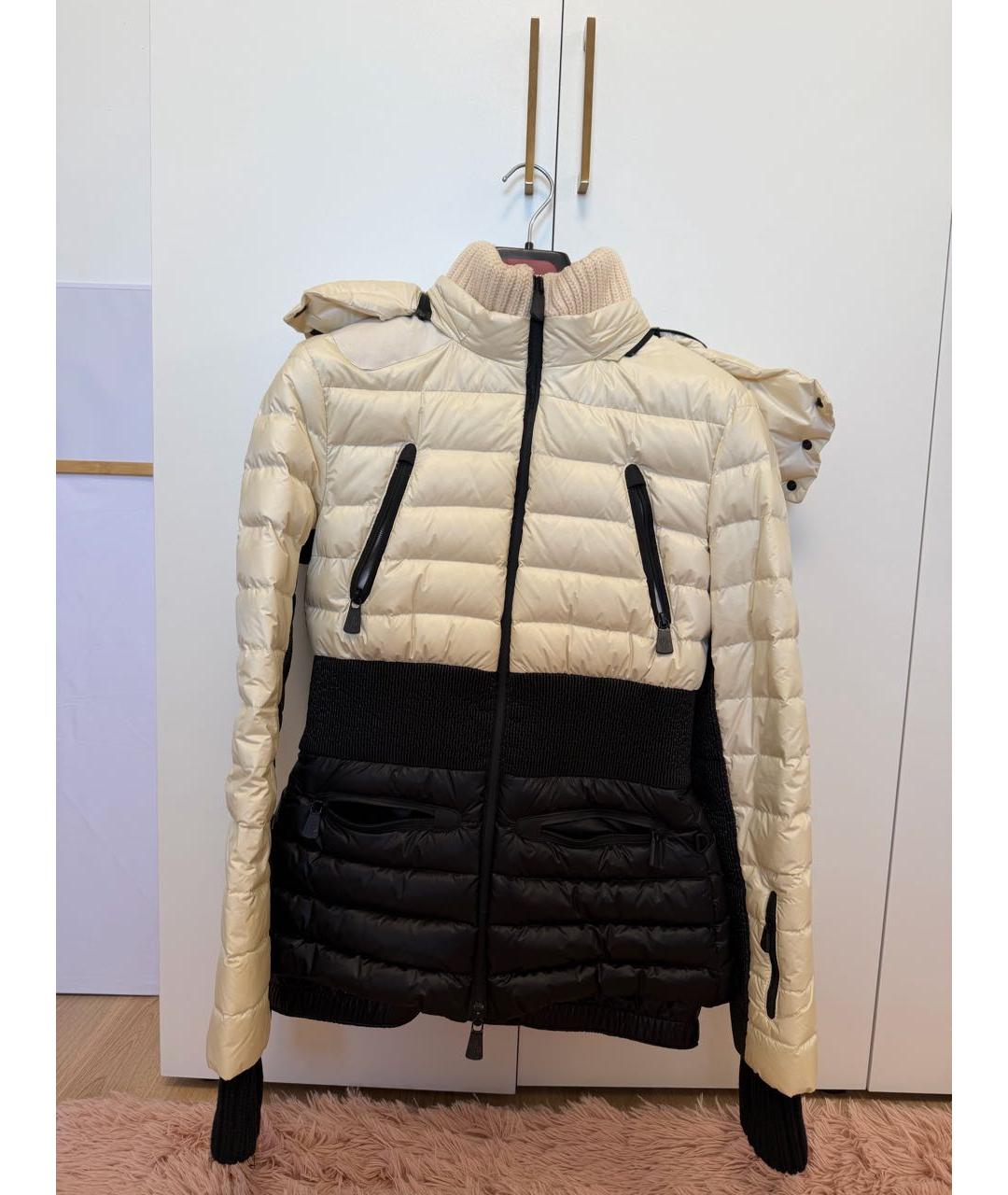MONCLER Белый пуховик, фото 5