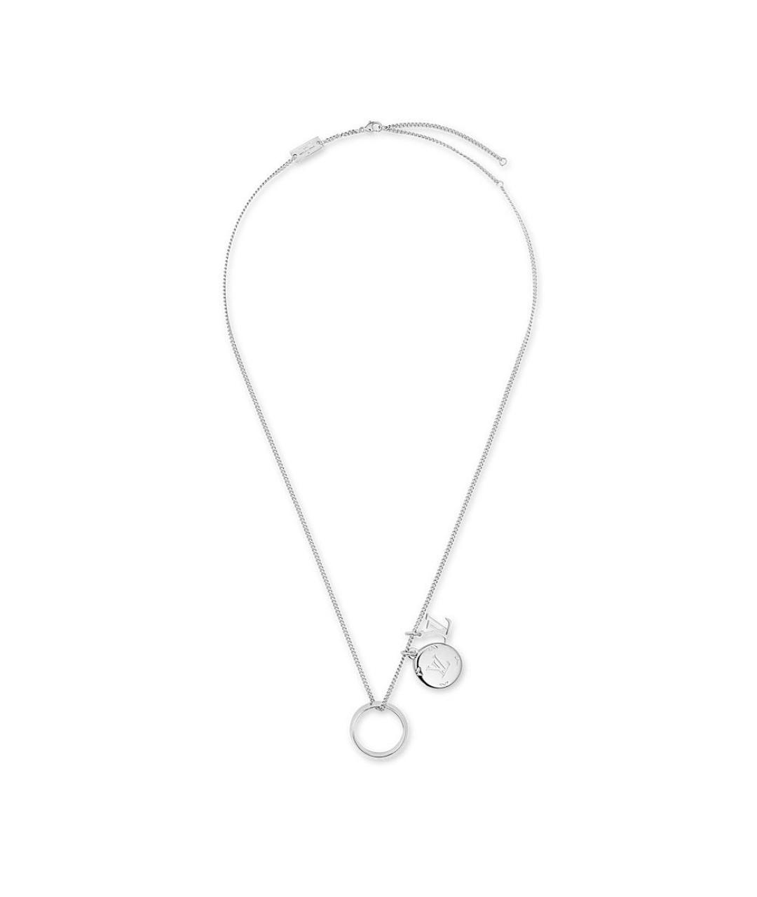 LOUIS VUITTON Серебряное колье, фото 4