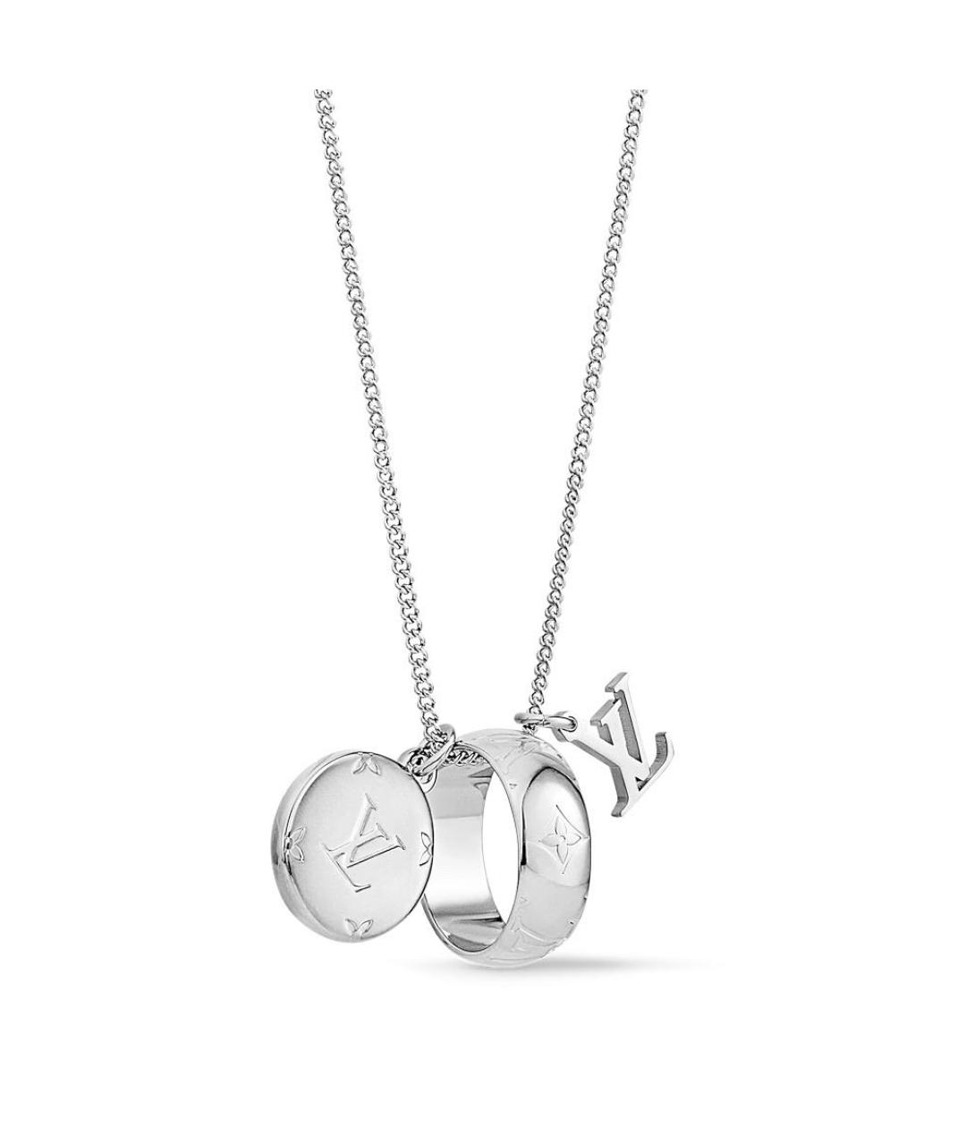 LOUIS VUITTON Серебряное колье, фото 2