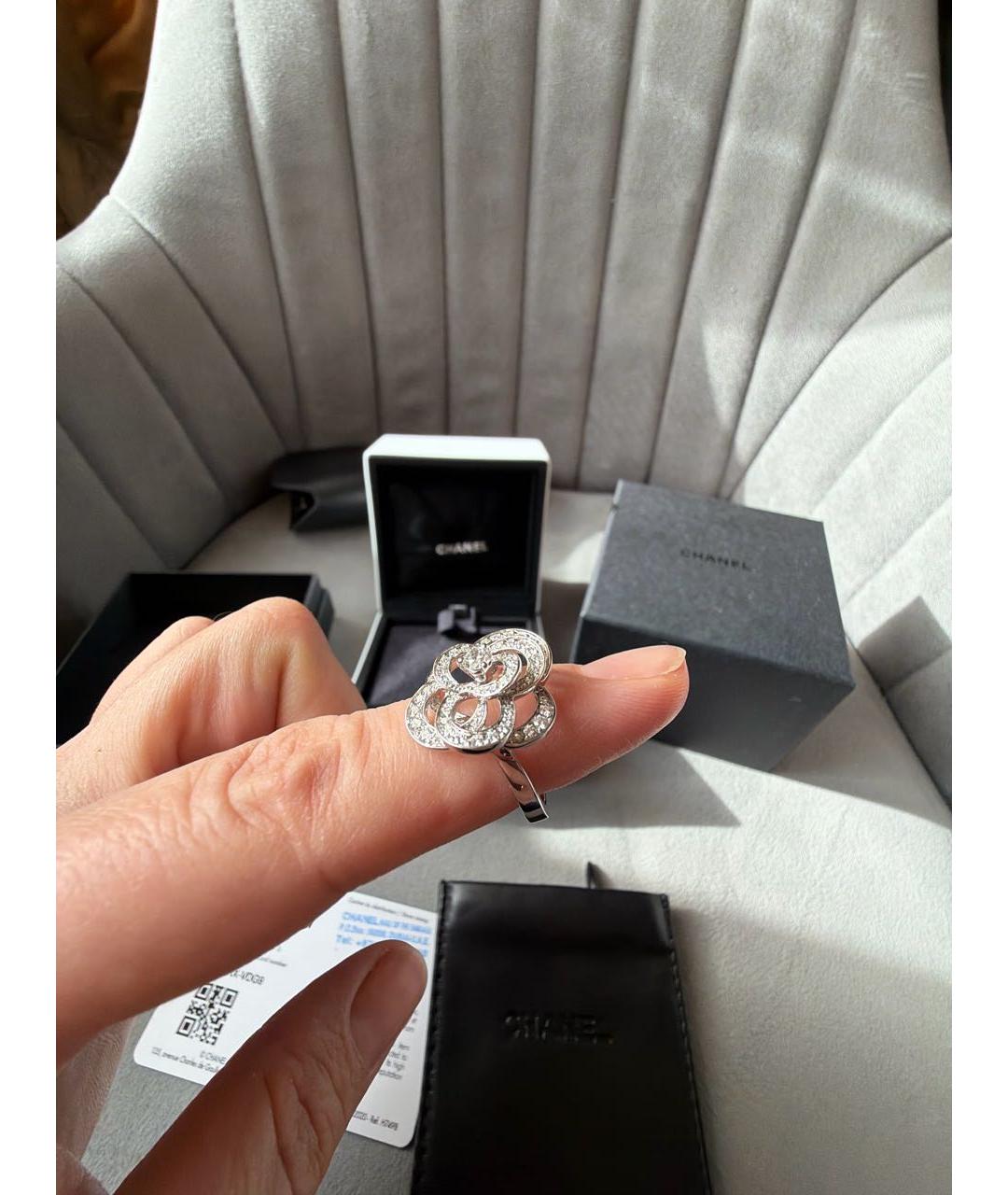 CHANEL Белое кольцо из белого золота, фото 3