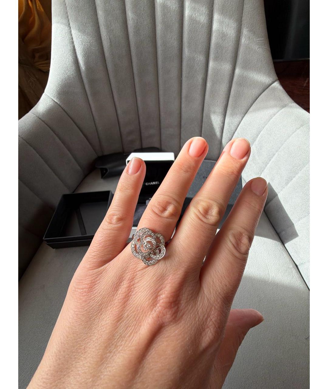 CHANEL Белое кольцо из белого золота, фото 6