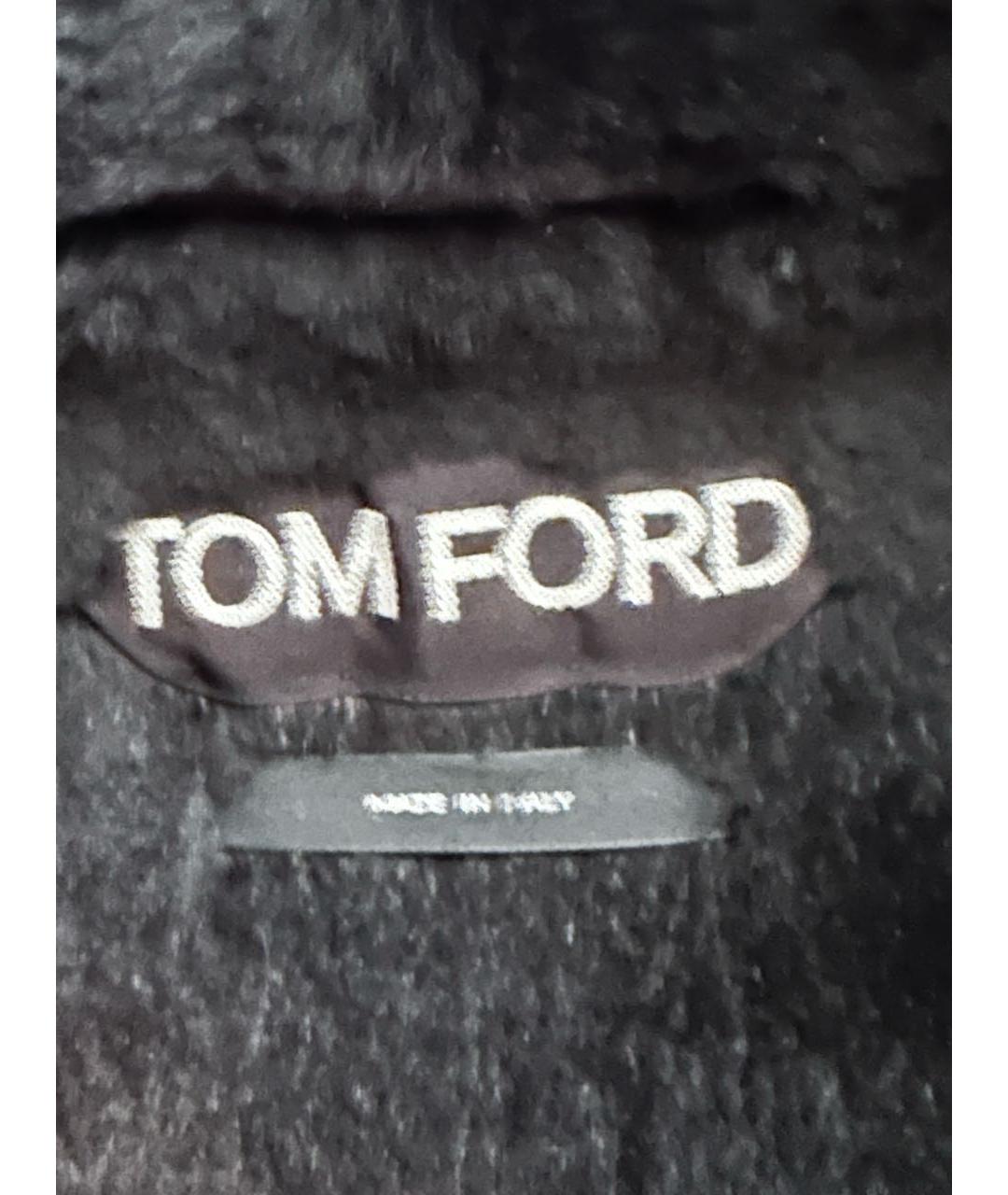 TOM FORD Черная кожаная дубленка, фото 3