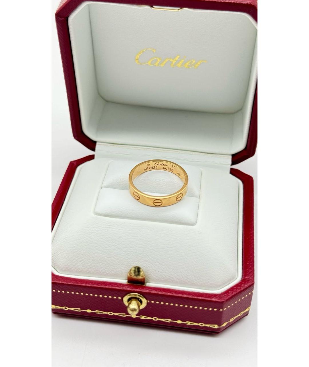 CARTIER Золотое платиновое кольцо, фото 2