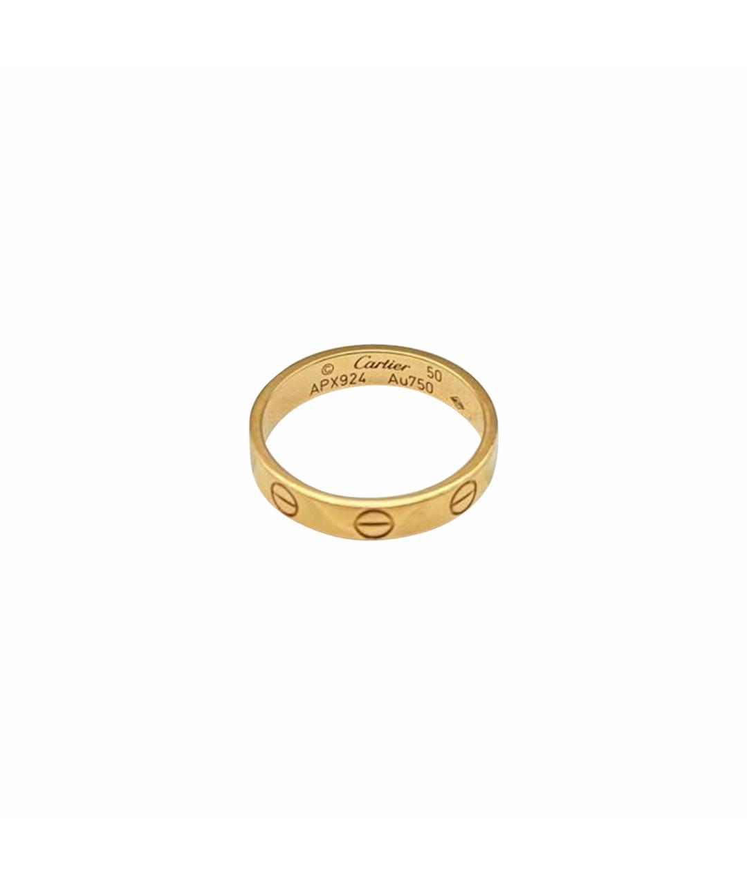CARTIER Золотое платиновое кольцо, фото 1