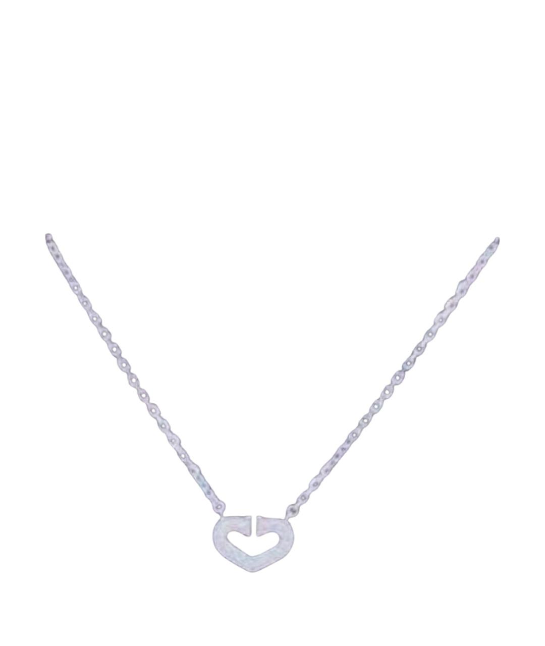 CARTIER Белое колье из белого золота, фото 1
