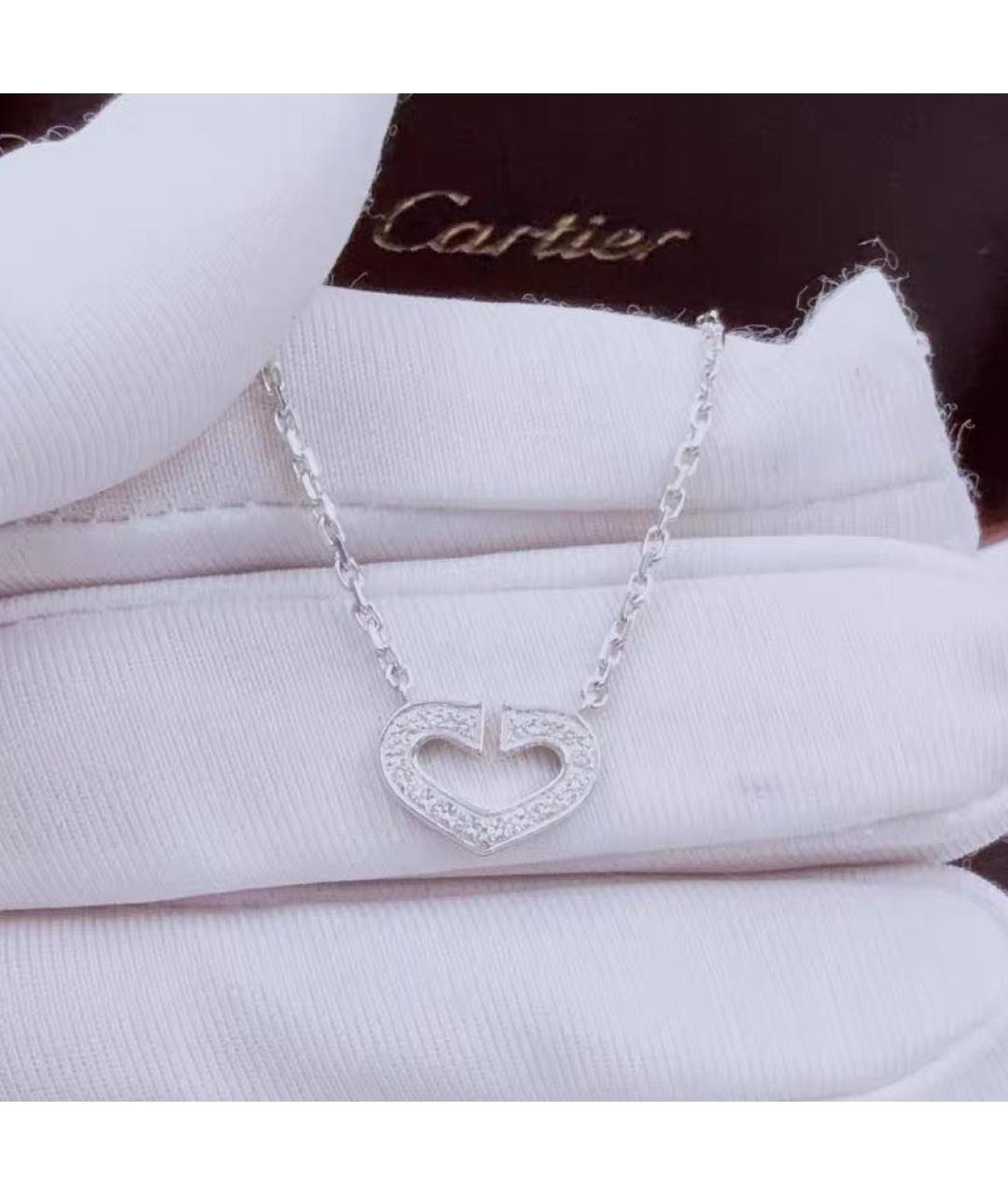 CARTIER Белое колье из белого золота, фото 3