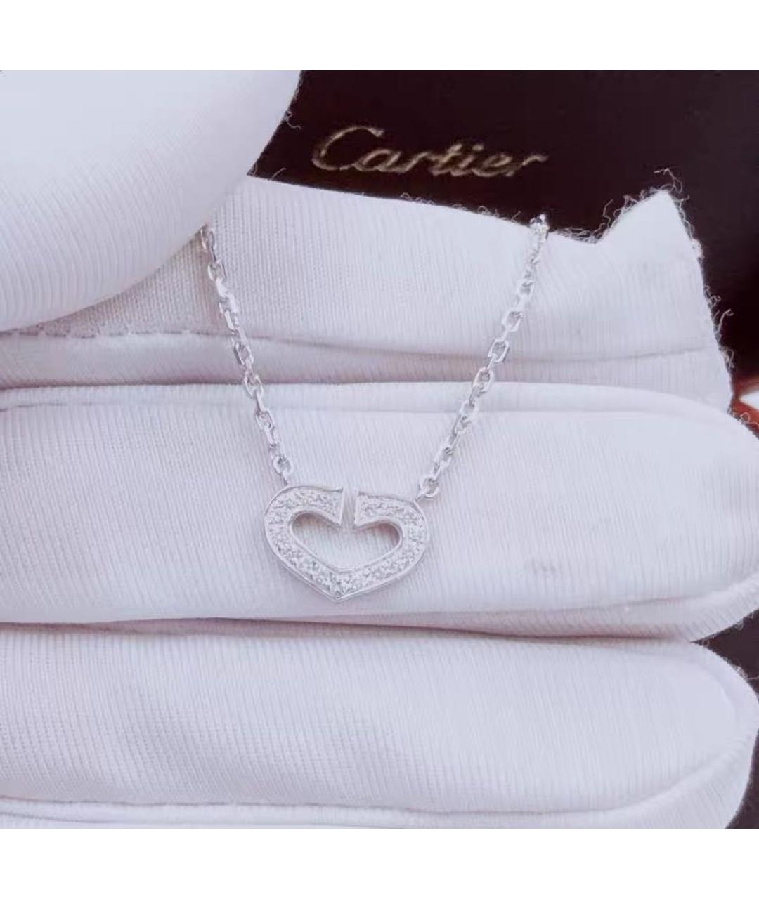 CARTIER Белое колье из белого золота, фото 5