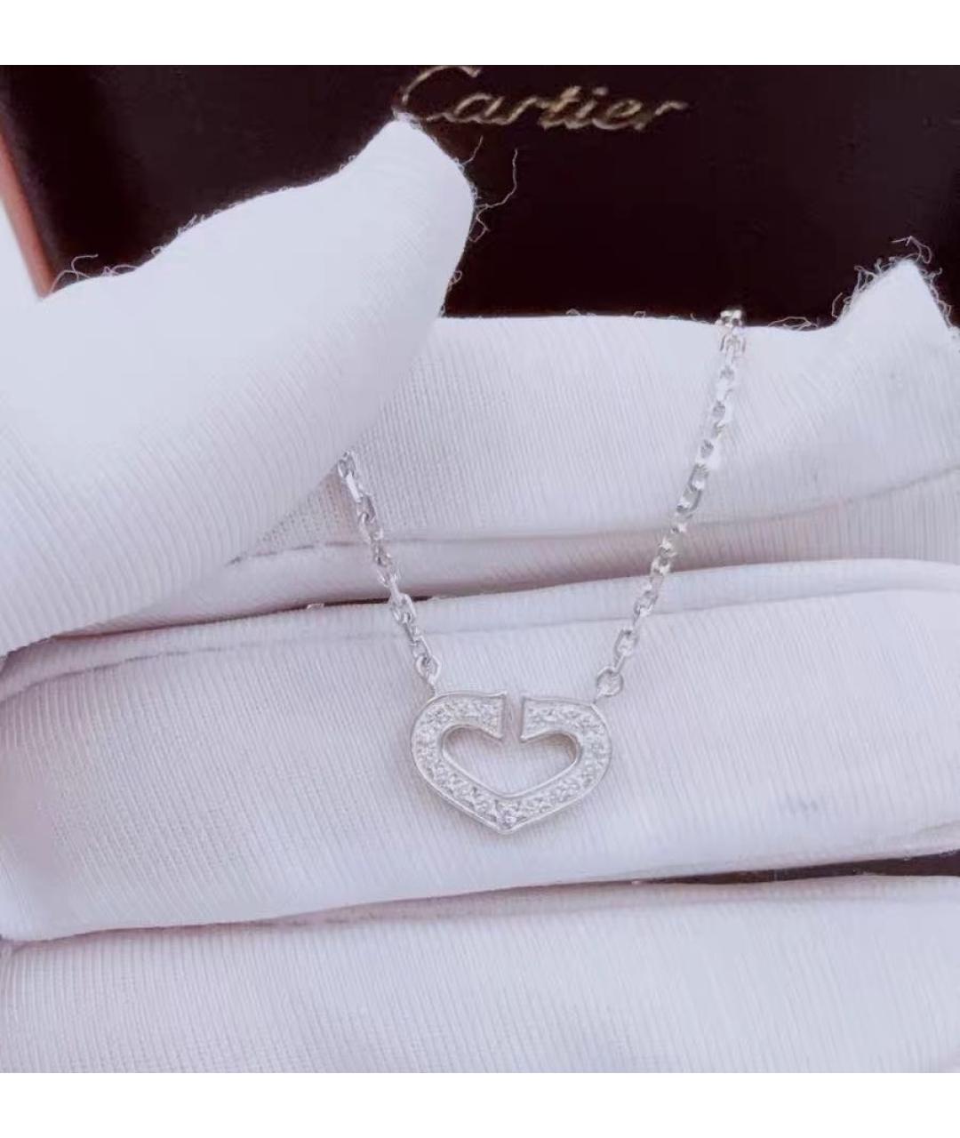 CARTIER Белое колье из белого золота, фото 2