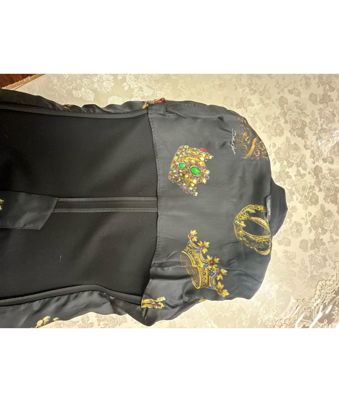 DOLCE&GABBANA Черный классический костюм, фото 5