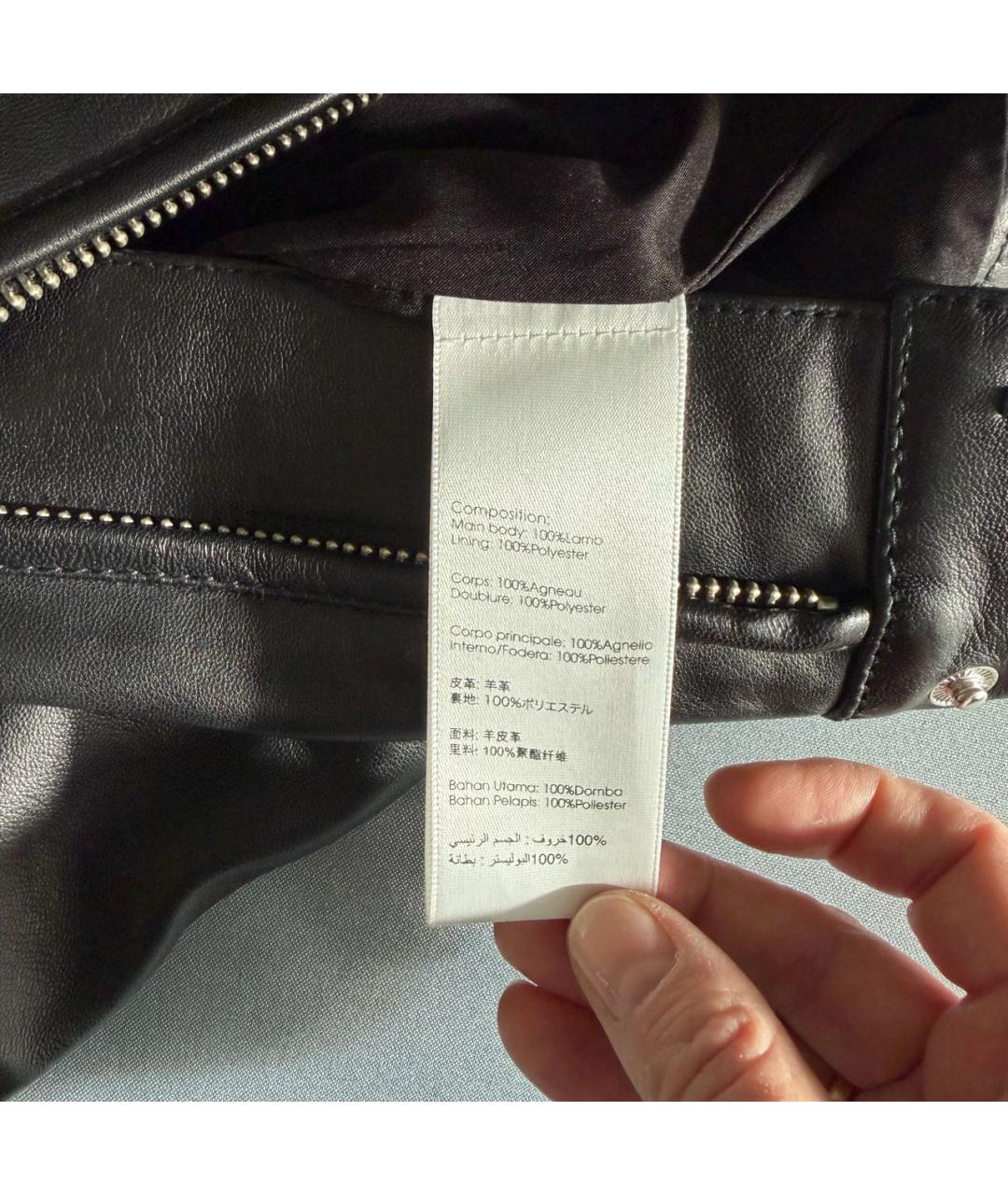 3.1 PHILLIP LIM Черные кожаные шорты, фото 7